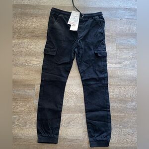 Denim & Rivets Black Denim Joggers Size L (12)